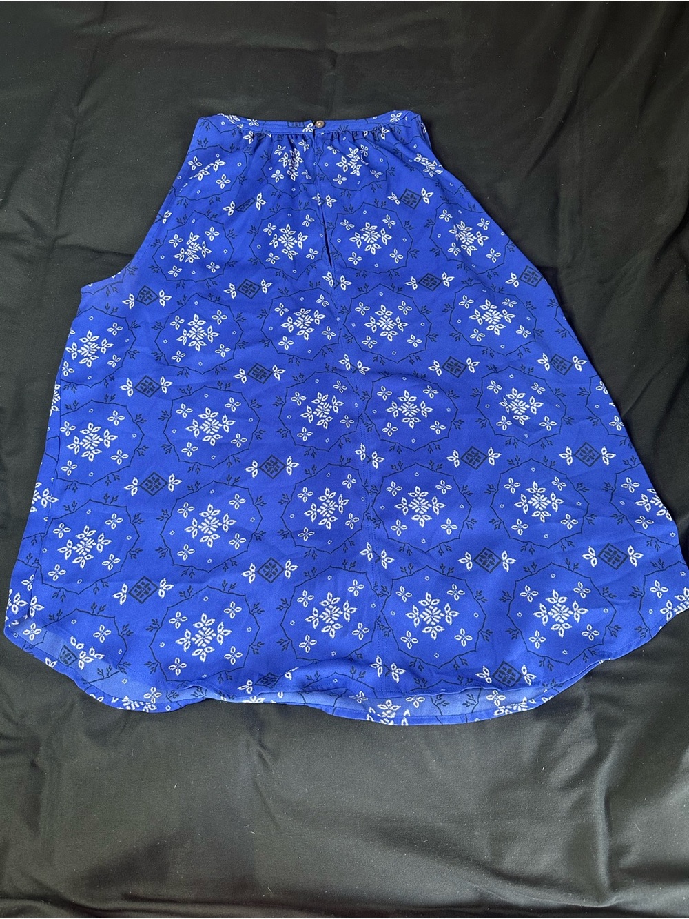 LOFT Royal Blue Medallion Print Halter
Top Size Small